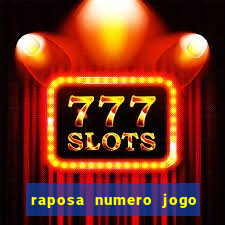 raposa numero jogo do bicho